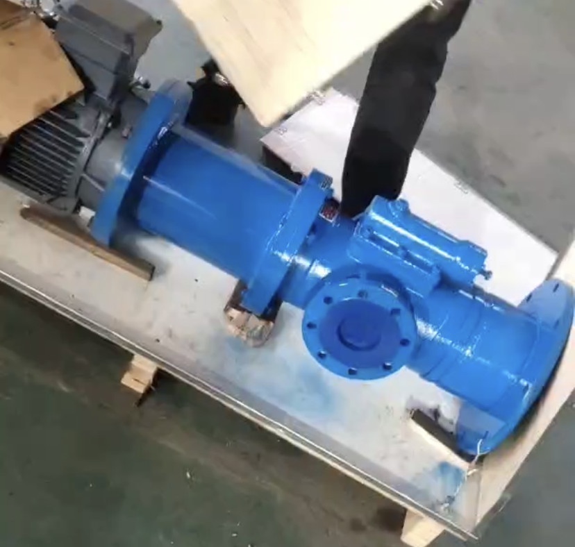 柴油輸送立式三螺桿泵型號(hào)SNS280R46W21