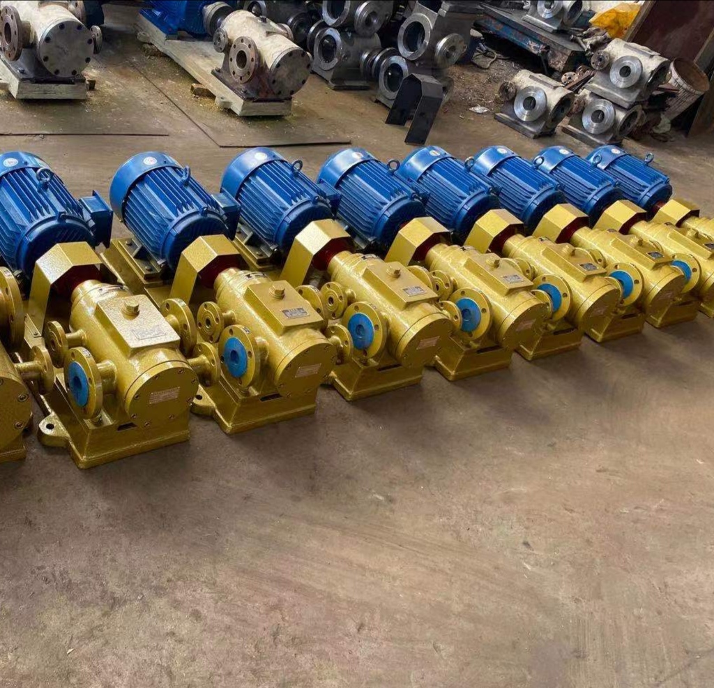 保溫瀝青泵3GBW螺桿泵3QGB90X2-46攪拌站混合料瀝青泵